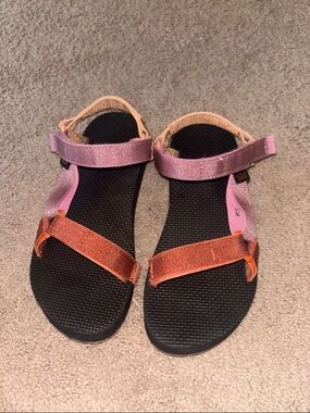 Teva Kids Two-Tone Pink and Orange Sport Sandals